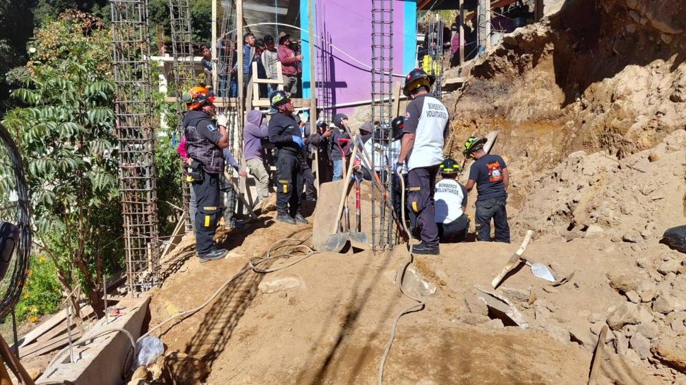 Joven de 18 años muere soterrado en accidente laboral en Sololá