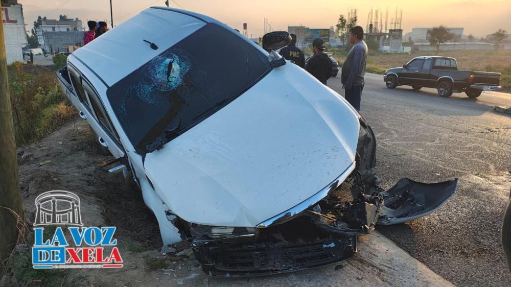 Accidente en la Autopista deja un capturado y cuatro heridos 