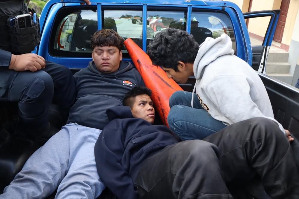 Surgen más detalles de la captura de presuntos sicarios en Xela 
