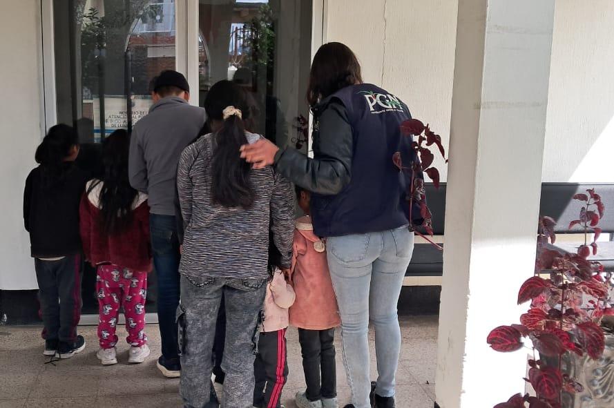 Siete hermanos son rescatados por la PGN en Quetzaltenango