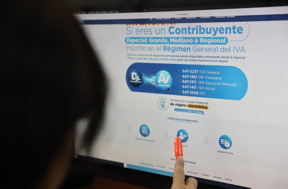 SAT moderniza Declaraguate y traslada formularios a Agencia Virtual