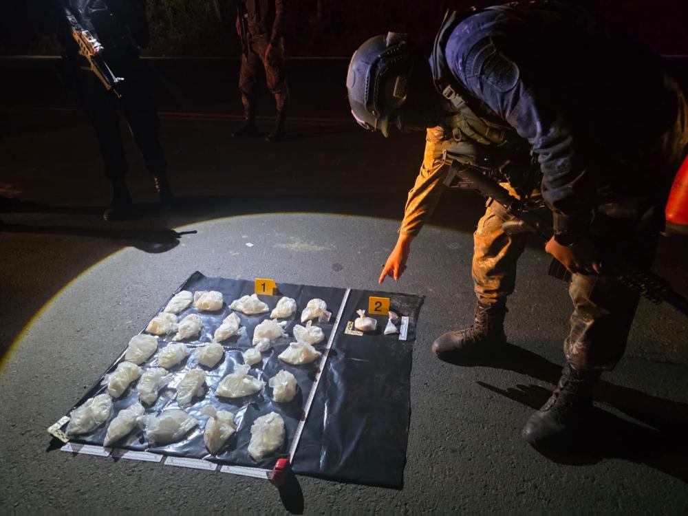 San Marcos: Ejército localiza droga en operativo en Pajapita