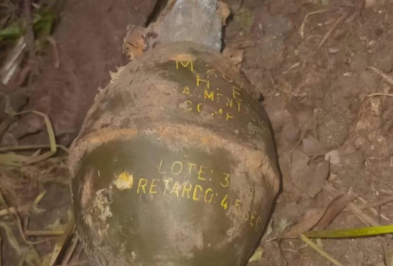 PNC neutraliza granada de fragmentación en Colomba Costa Cuca