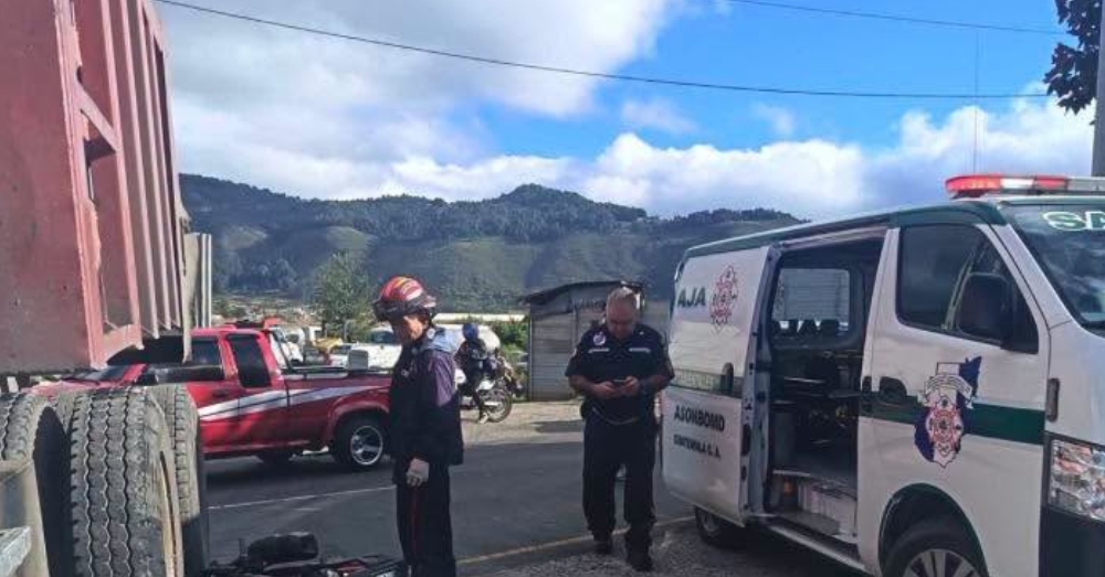 Identifican a motorista que muere en Salcajá