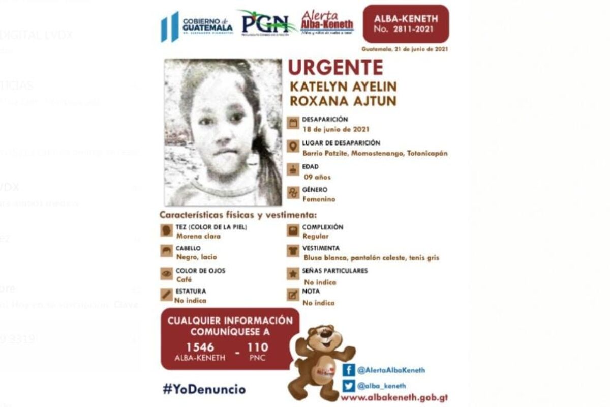 Una mujer y dos niños desaparecidos en Totonicapán