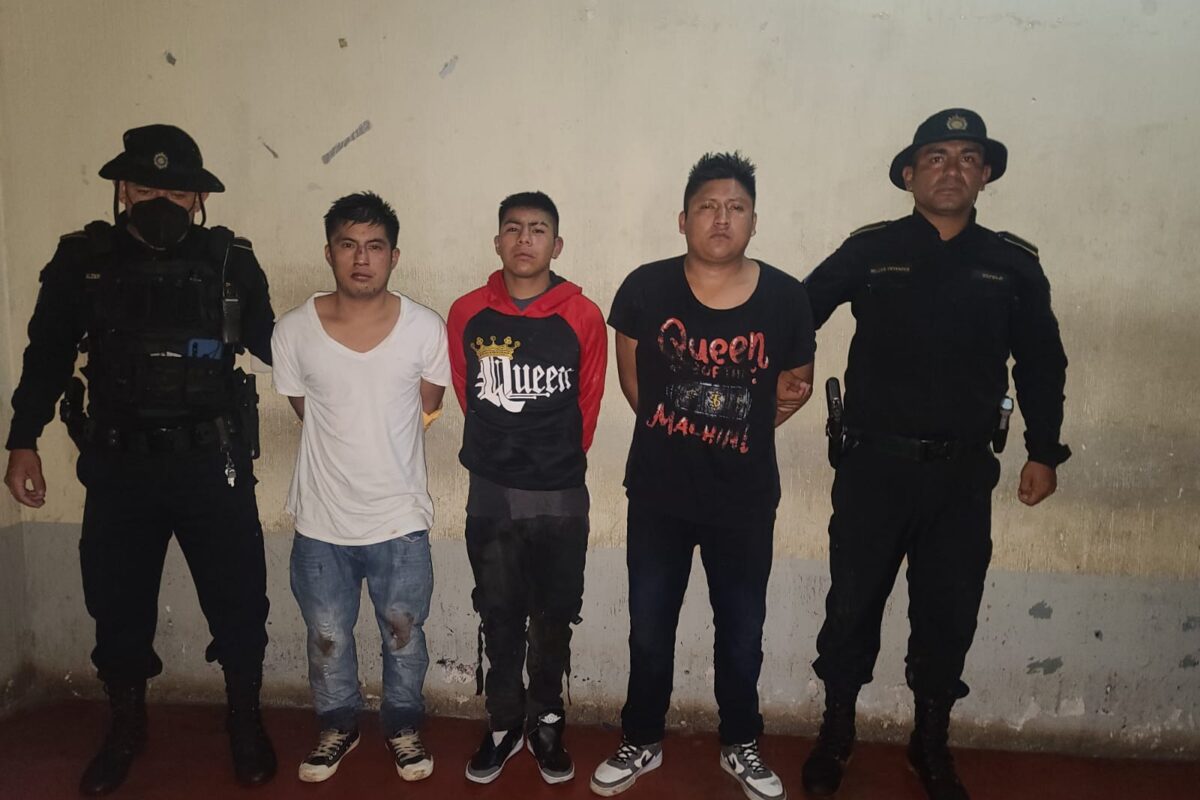 DETALLES | Tres sujetos capturados tras ataque armado en Coatepeque