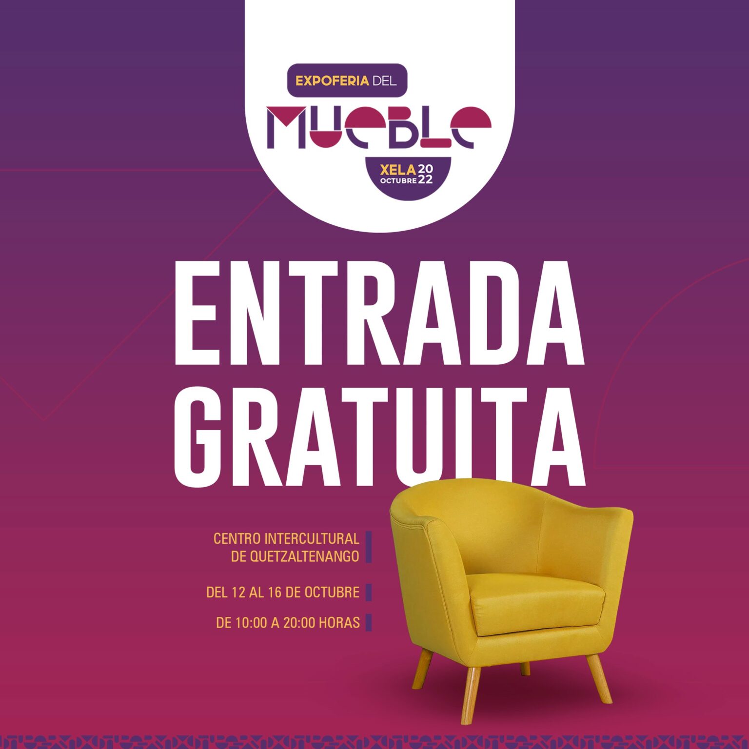 Viernes de Expoferia del Mueble en Xela y gana una butaca · La Voz de Xela