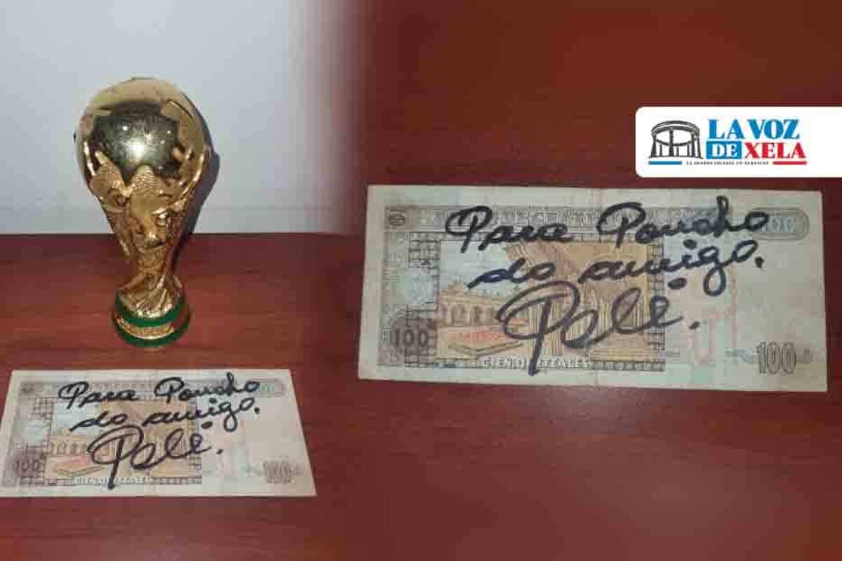El día en que Pelé le dio un autógrafo a un quetzalteco en una Copa del Mundo