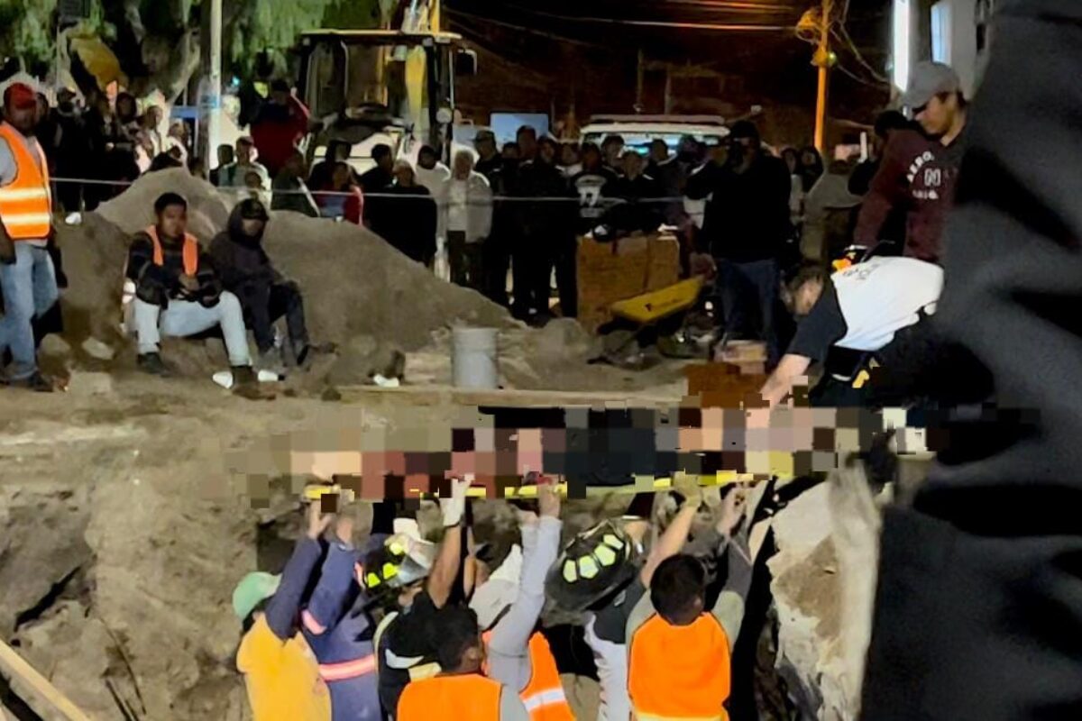 Cuatro trabajadores quedan soterrados en proyecto municipal en Xela: uno fallece