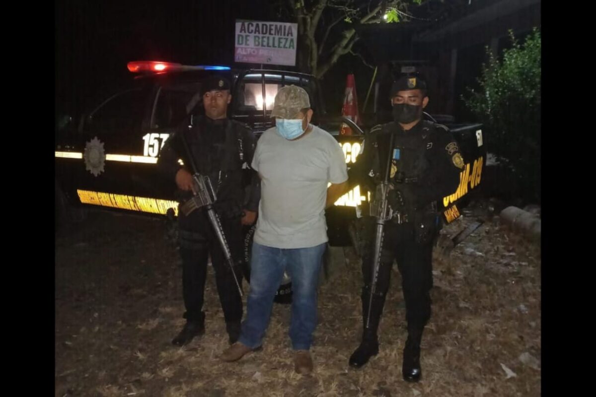 SGAIA recaptura a policía prófugo acusado de ejecución extrajudicial en la zona 2 de Quetzaltenango