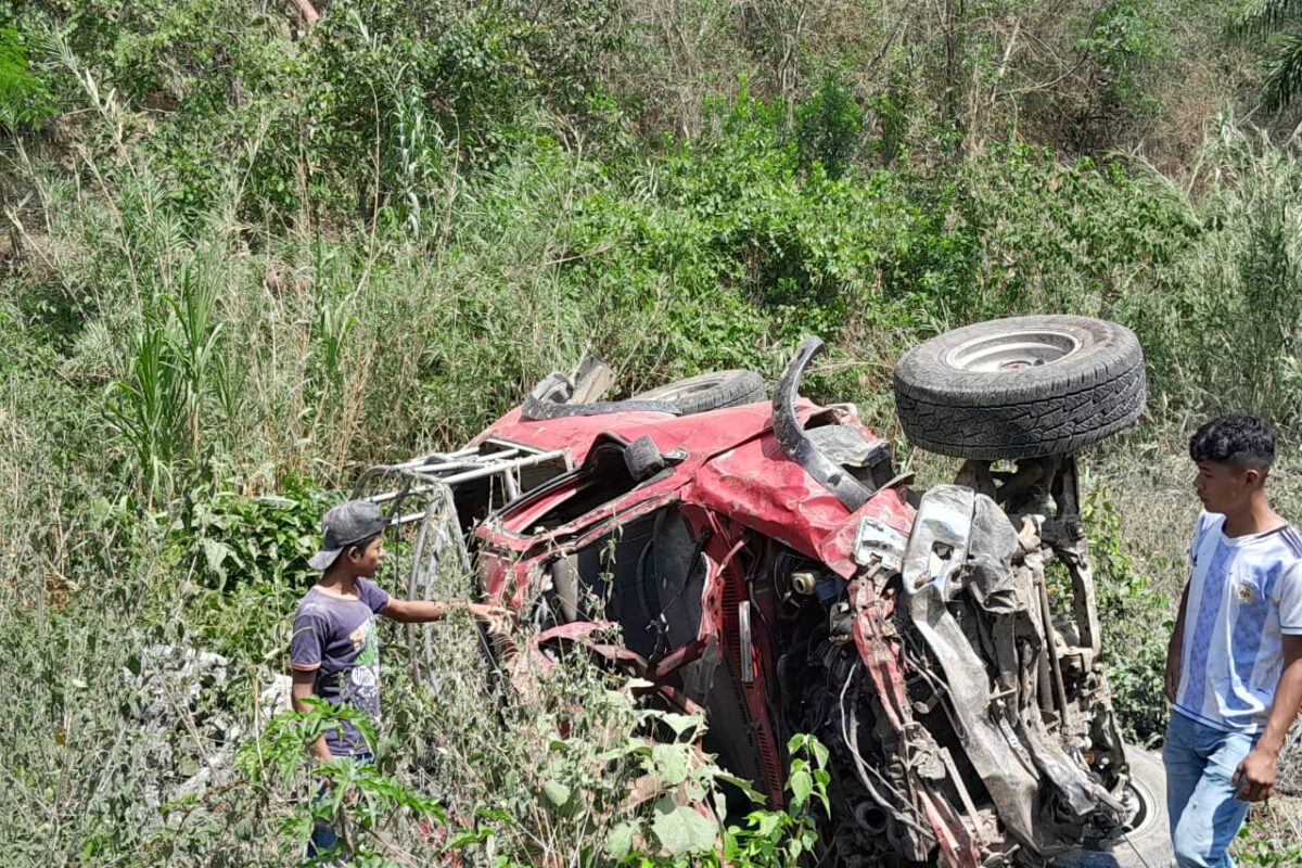 Dos miembros del cuerpo de ingenieros del Ejército se accidentan en Quiché; uno sufre lesiones graves