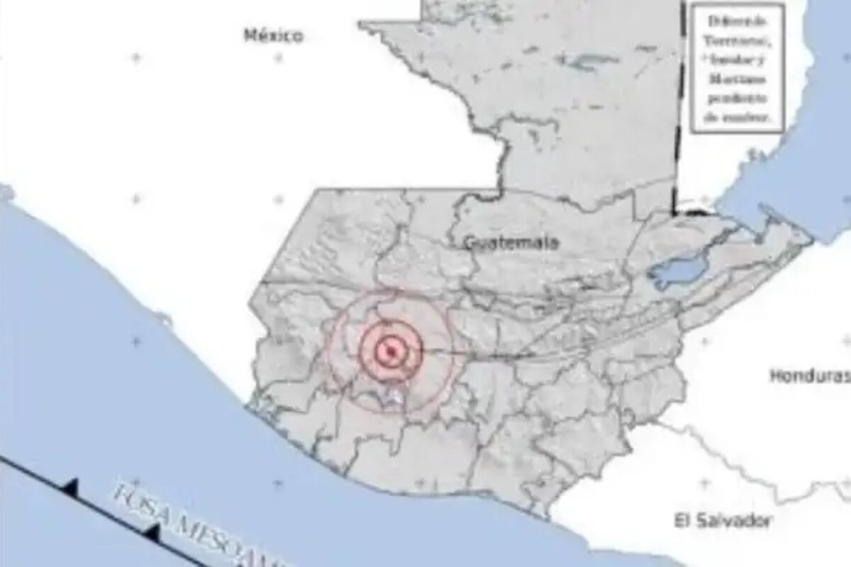 Epicentro en Totonicapán: Sismo de magnitud 5.6 sacude Guatemala