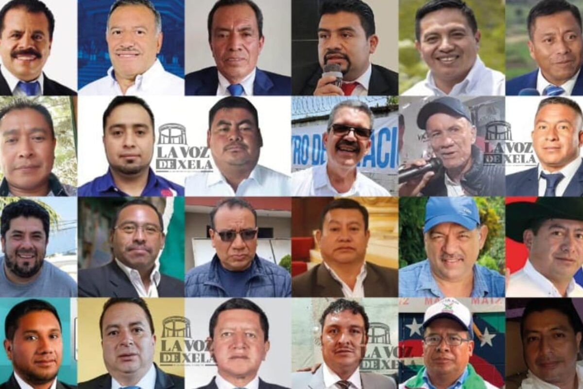 Estos son los alcaldes electos en municipios de Quetzaltenango