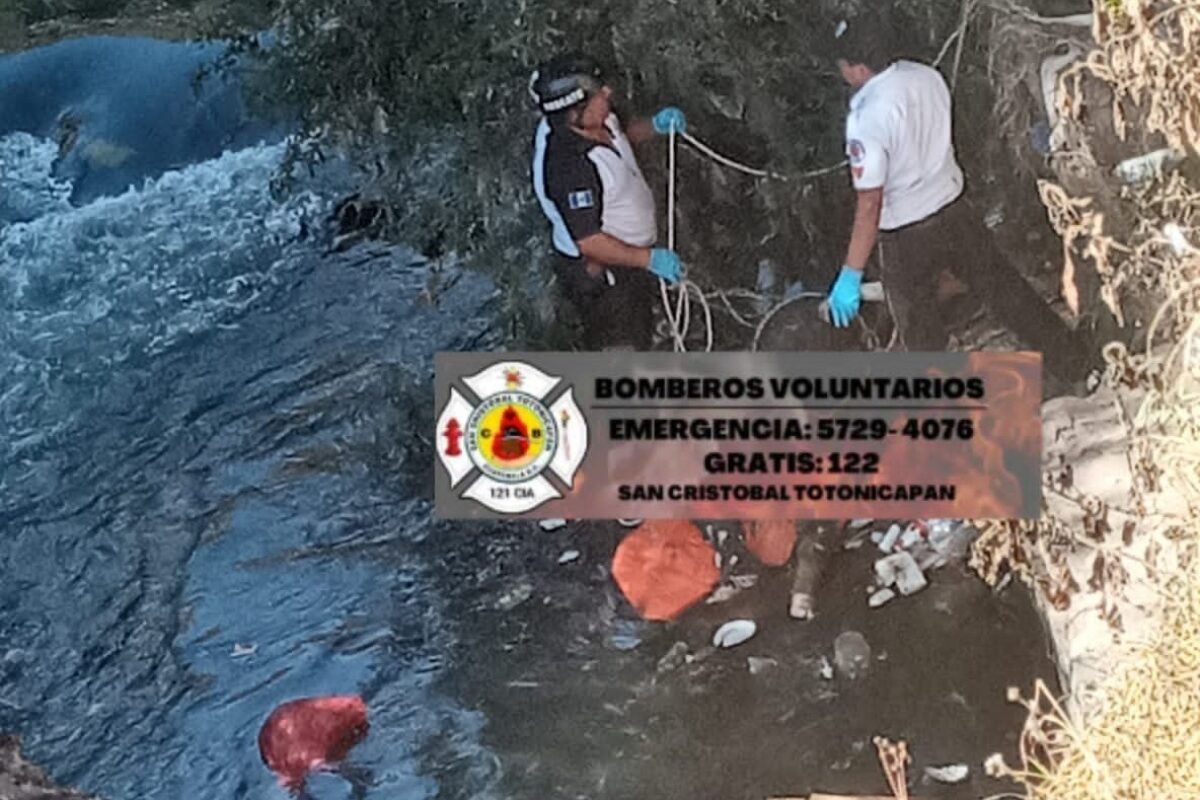 Hallan cuerpo de persona desaparecida flotando en el río Samalá
