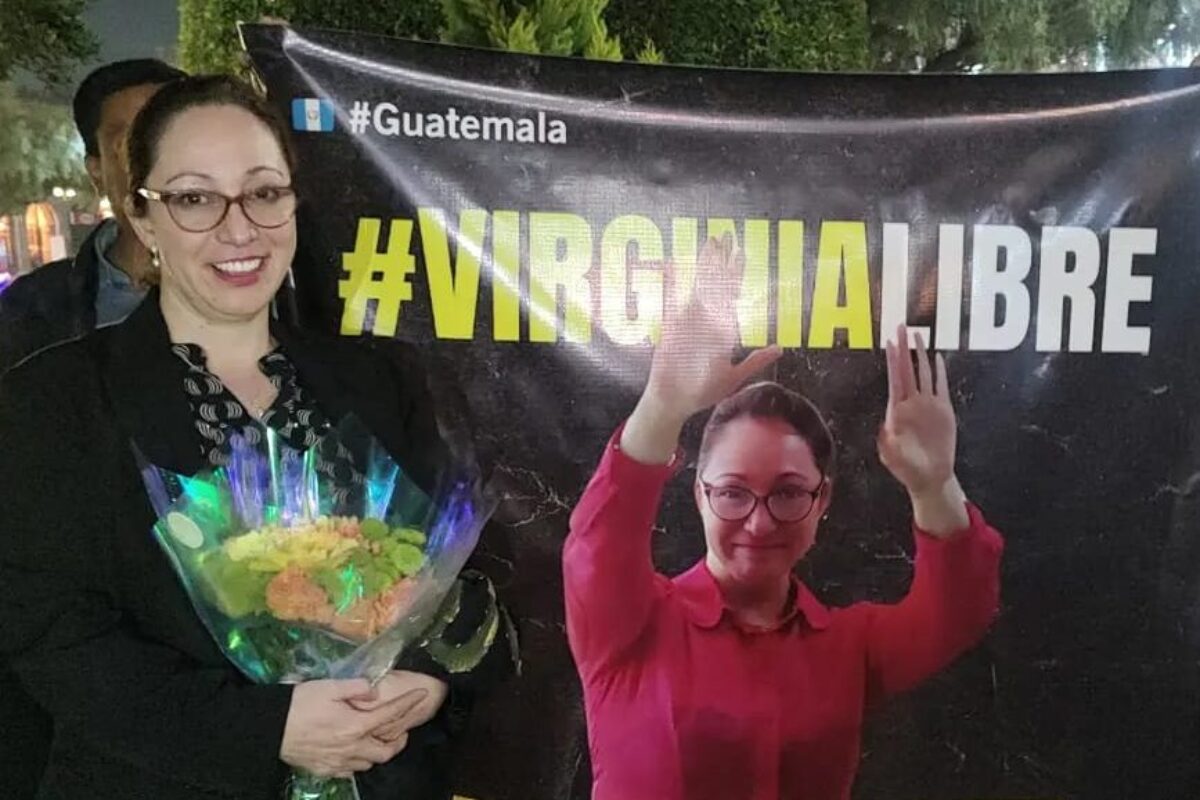 Virginia Laparra: Las diez frases en su regreso a Xela tras quedar en libertad