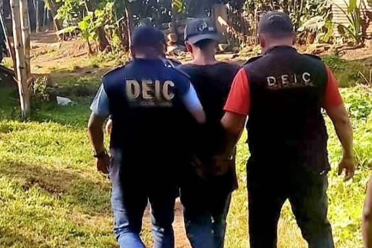Detenido en Chicacao por robo agravado: Gaspar «N» es aprehendido por la DEIC