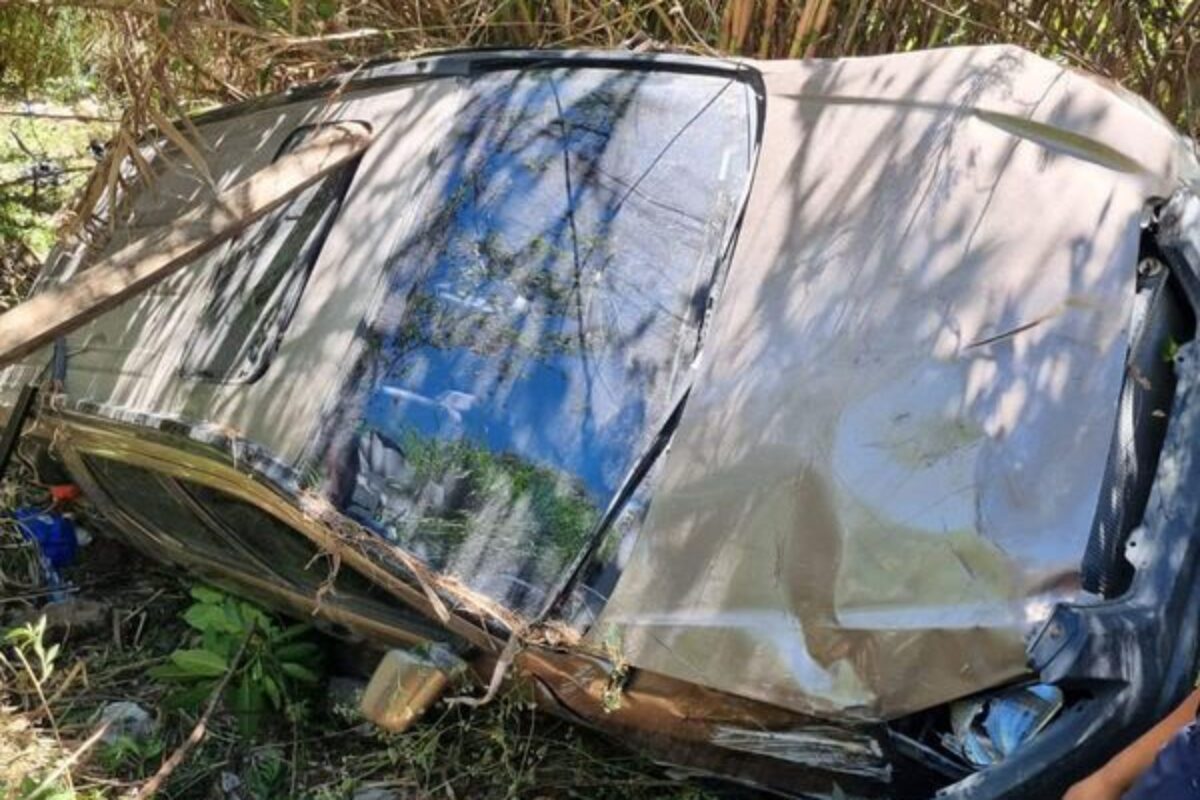 Vehículo cae en hondonada en Cunén, Quiché: Conductor identificado y trasladado al CAP